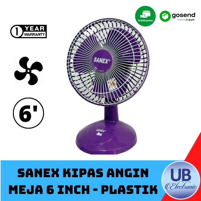 BAYAR DITEMPAT KIPAS ANGIN MEJA KECIL SANEX 6 INCH /KIPAS ANGIN MINI/KIPAS ANGIN PORTABLE/KIPAS