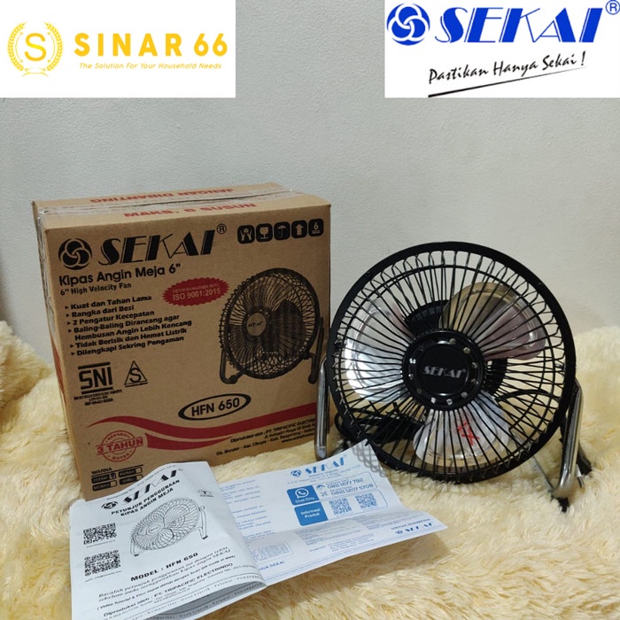 TERMURAH SEKAI VELOCITY FAN 6" 650 KIPAS ANGIN KECIL MEJA /KIPAS ANGIN MINI/KIPAS ANGIN