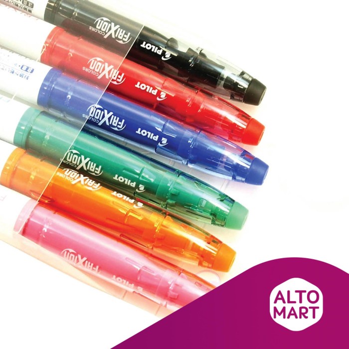 

CUCI GUDANG Pilot Frixion Erasable Marker Pen 6 12 Color SET Highlighter Spidol