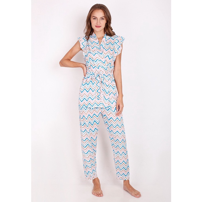 

Possession Zoe Nightie 7145 Zig-zag Blue