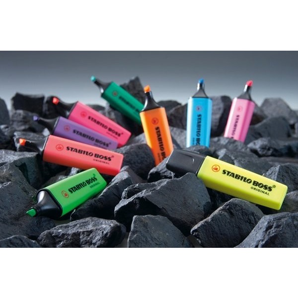 

stabilo boss original refillable highlighter