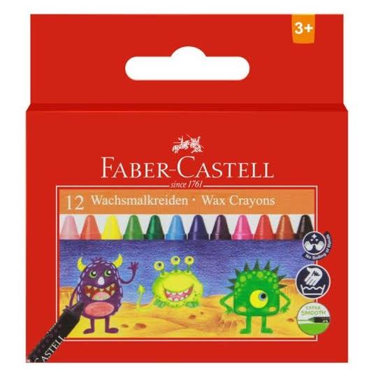 

BARANG TERBARU !!! FABER CASTELL WAX CRAYON SET 12 24 JUMBO KRAYON LILIN - TERLARIS