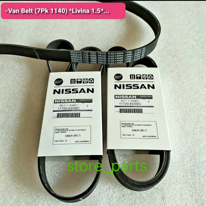 Van Belt Tali Kipas 7Pk 1140 Nissan Livina 1.500Cc 2013-2017 Ori Kode Hm320