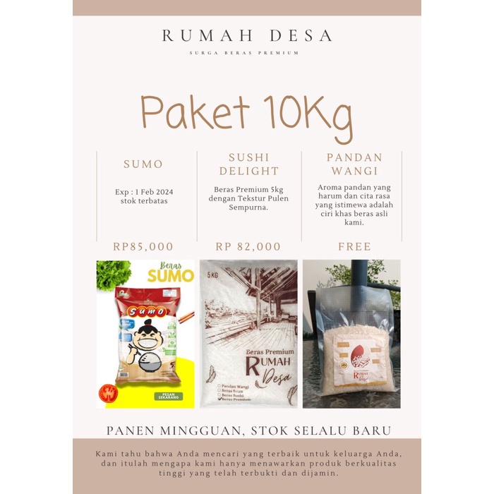 

beras sumo merah 5kg premium