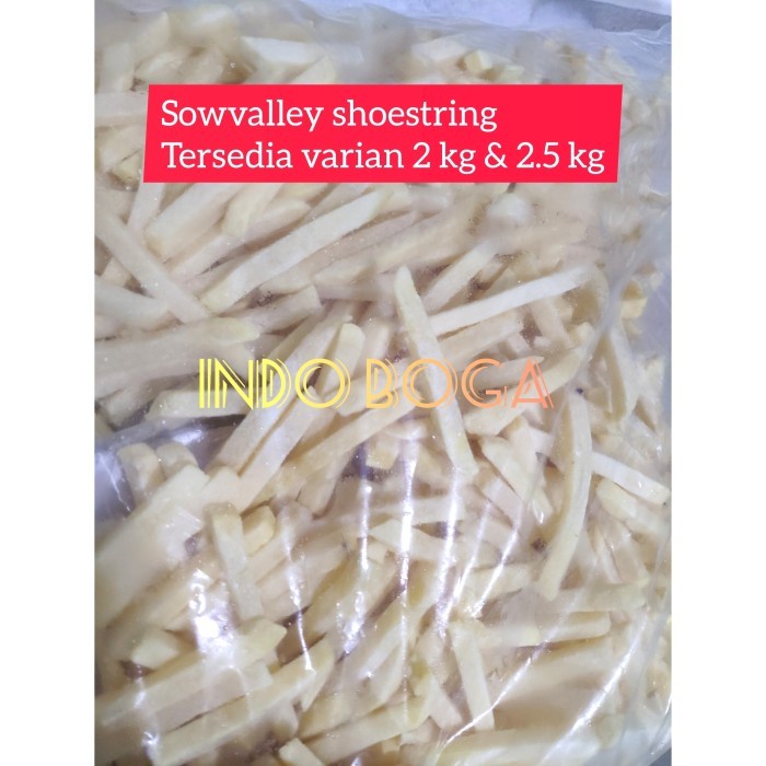 

snowvalley shoestring 2.5 kg / kentang goreng shoestring 2500 gram