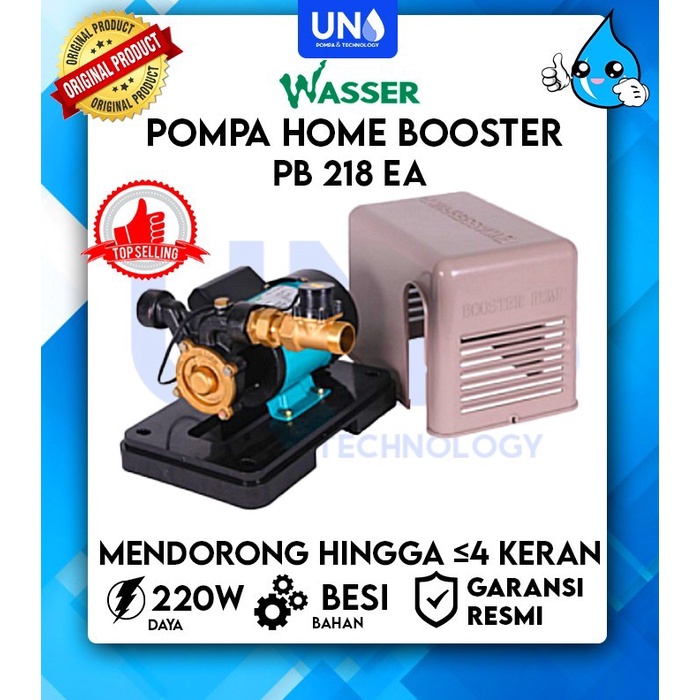 [New] Pompa Pendorong Air Booster Wasser Pb 218 Ea / Pb218Ea / Pb-218 Ea Berkualitas