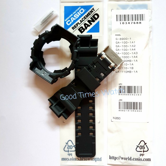 Paket Strap Bezel G-Shock Ga-100Bbn / Ga-100 Casio Original