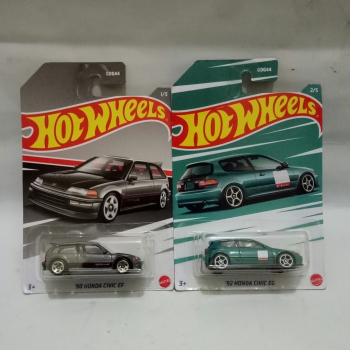 ✅COD Hotwheels 90 Honda Civic Ef  92 Civic Eg Paket 2Pcs Honda Series 2022 Bisa Sameday