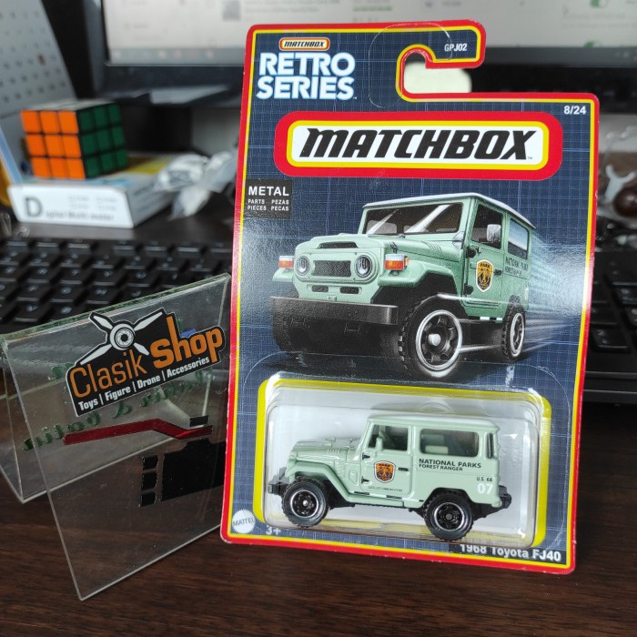 ✅COD Matchbox 1968 Toyota Fj40 Tlc Retro Limited