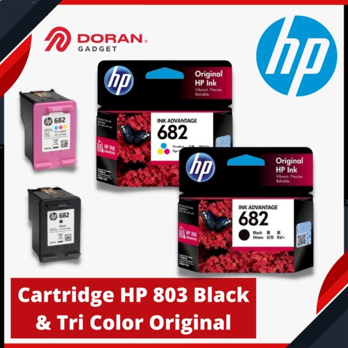 

TINTA HP 682 BLACK + HP 682 TRI COLOR CARTRIDGE ORIGINAL INK-ADVANTAGE