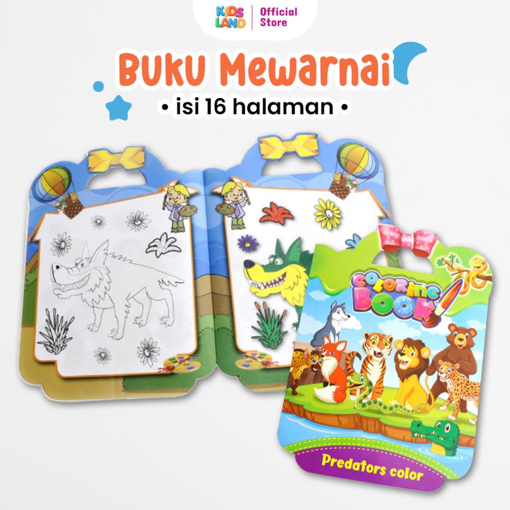 

Buku Gambar Mewarnai Anak Dengan Contoh Gambar KIDS LAND