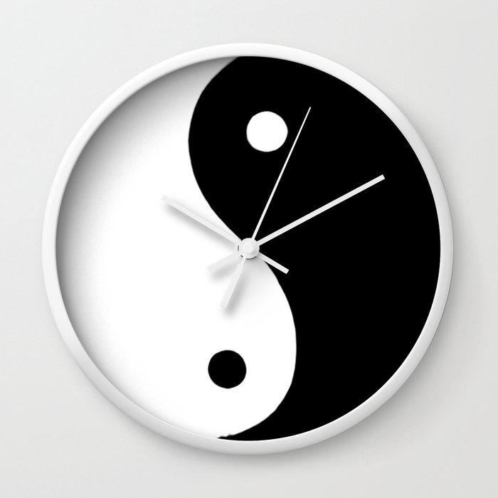 Jam Dinding Yin dan Yang BW