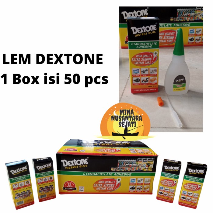 

Lem Dextone - 1 Box Isi 50 Pcs