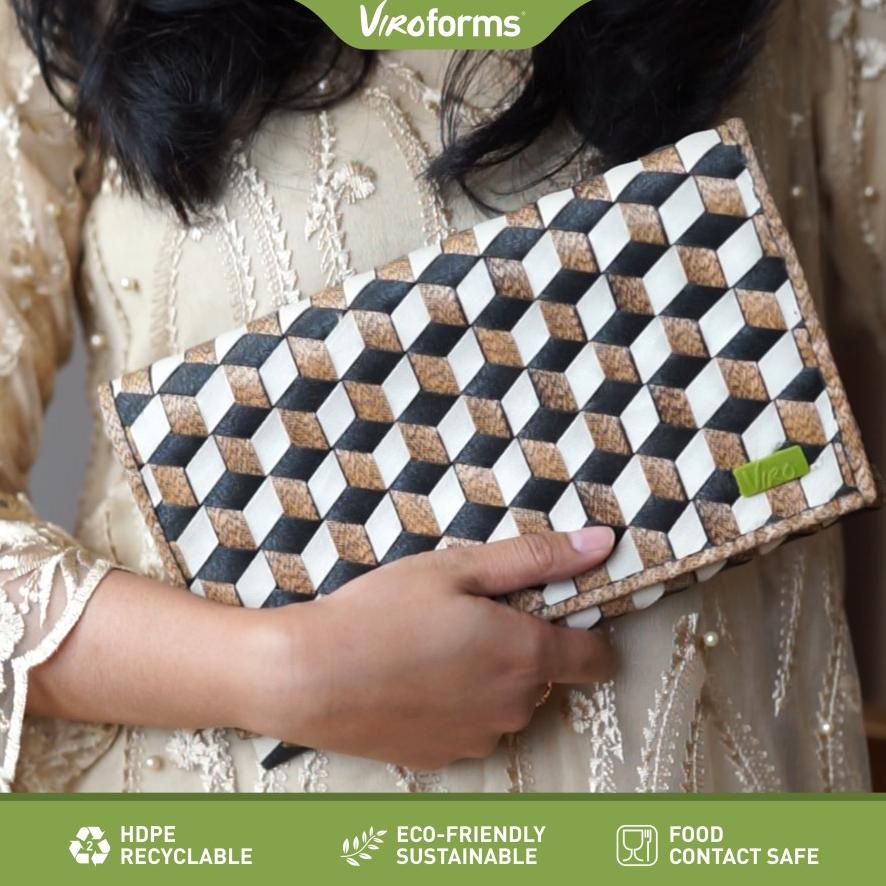 Tas Wanita Clutch | Virofoms 3D Artisan CLUTCH | Tas Anyaman Premium