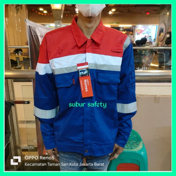 Promo Seragam Pertamina Bahan Nomex 3A / Baju Atasan Pertamina Promo