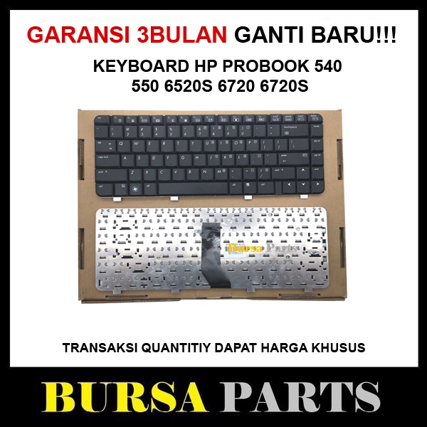 Keyboard Laptop HP 540 550 6520S 6720 6720S