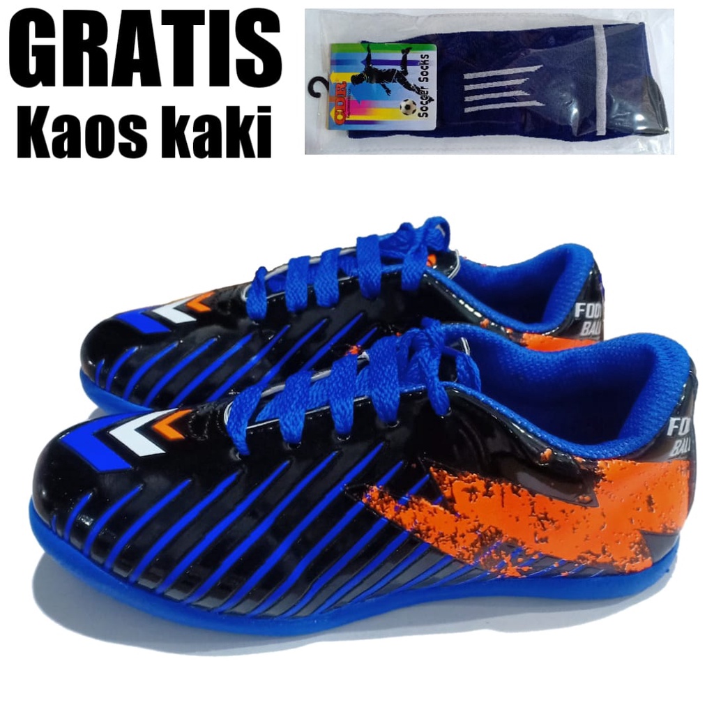 Sepatu Futsal Anak Laki Laki Usia 2-5 Tahun PAUD TK SD-KIDZTUBS1729102623