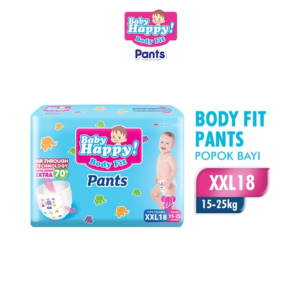 Baby Happy Pants Popok Bayi Celana XXL 18