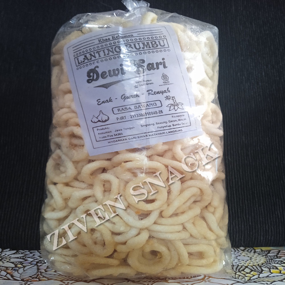 

Lanting camilan makanan ringan legendaris rasa bawang 500gr