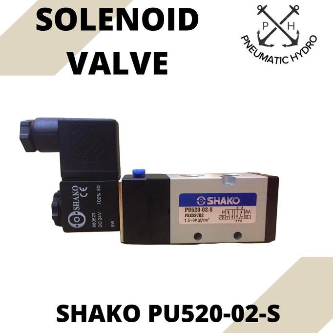 Selenoid Valve 1/4 Shako Pu520-02-S