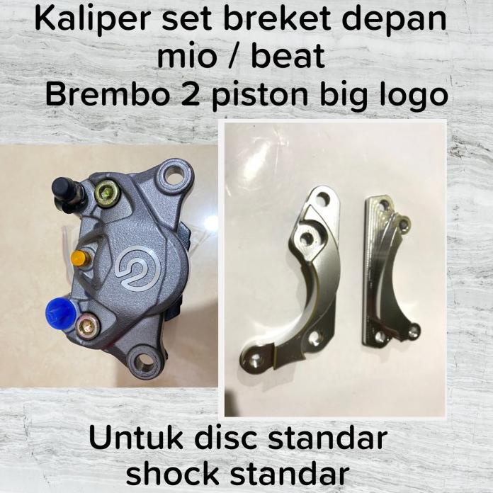 Baru Kaliper Set Breket Brembo Pnp Mio Soul Fino Gt Xeon Beat Vario Scoopy Gratis Ongkir