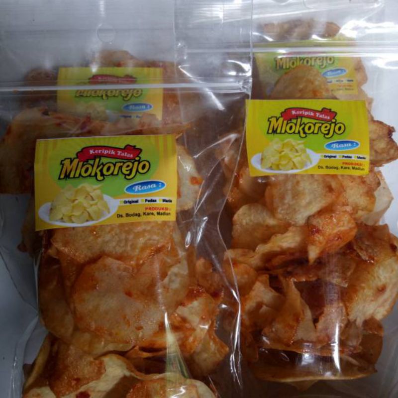 

Keripik Talas pedas manis 1 kg Non COD
