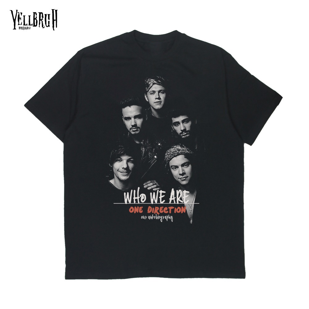 Yellbruh Merchandise T-shirt One Direction Who We Are Cotton Combed Unisex Tees Baju Kaos