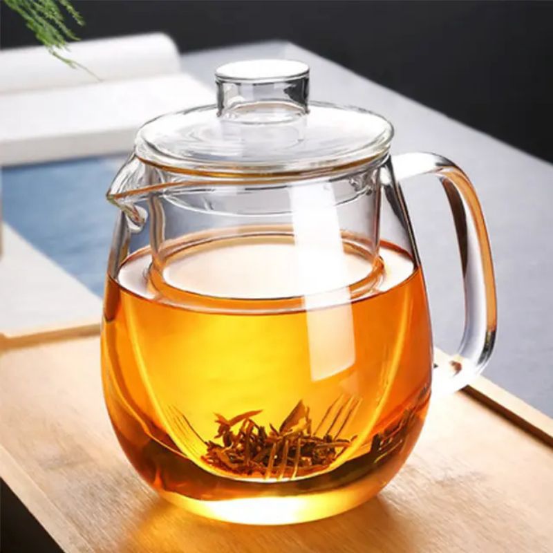 Set Teko Dan Gelas Plastik Cangkir Keramik Air Teapot 5 Pcs Jumbo 4 Liter Tahan Lama Pitcher Glass W