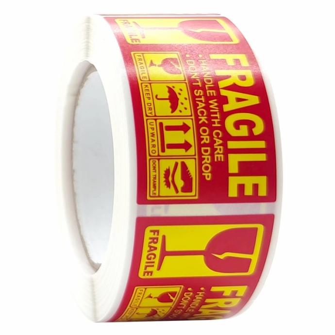 

Stiker Fragile Vinyl Anti Air Cutting Sticker Paket Handle With Care Original