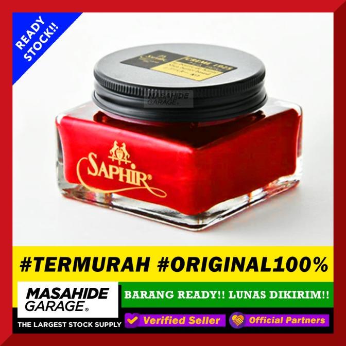 (Termurah) Saphir Creme Red Merah - 75Ml - Semir Sepatu Kulit Kode 467
