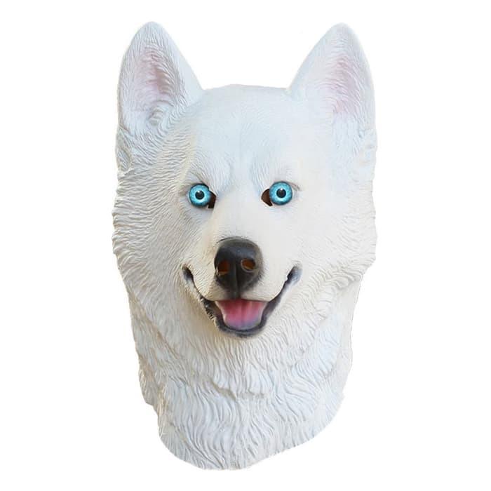 Topeng anjing dog husky srigala herder golden rottweiler halloween Best Seller