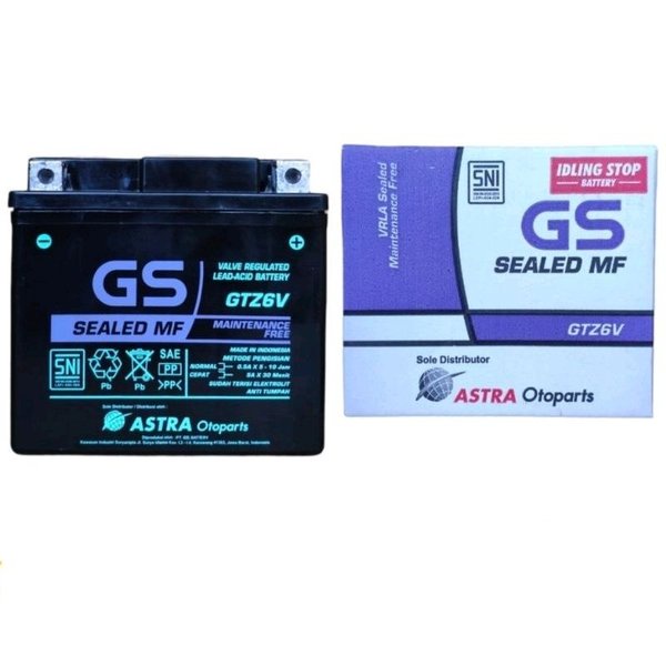 AKI GS ASTRA GTZ6V ORIGINAL AKI KERING