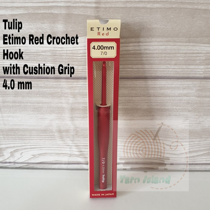 

Tulip Etimo Red Crochet Hook 4 mm