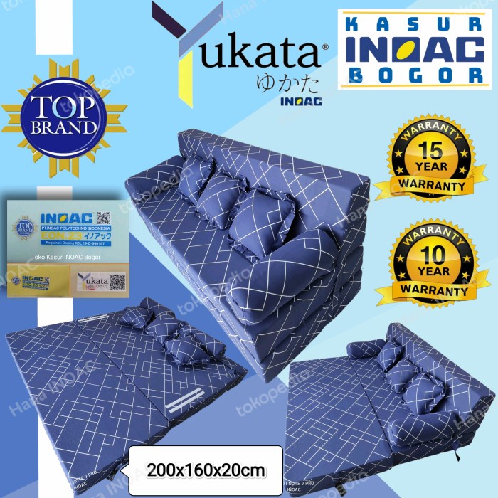 Terlaris Inoac Sofabed 3In1 No2 Uk 160X200X20 Garansi Kempes 10Tahun