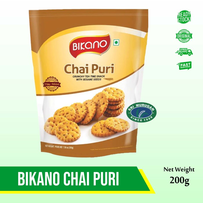 

'+'+'+'+] BIKANO CHAI PURI 200GR