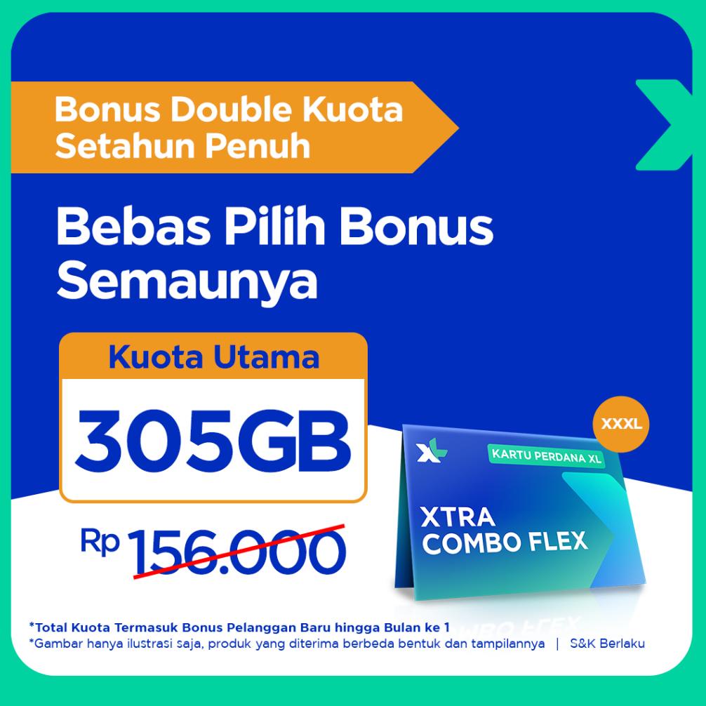 Termurah Kartu Perdana Xl Xtra Combo Flex Xxxl Promo Spesial