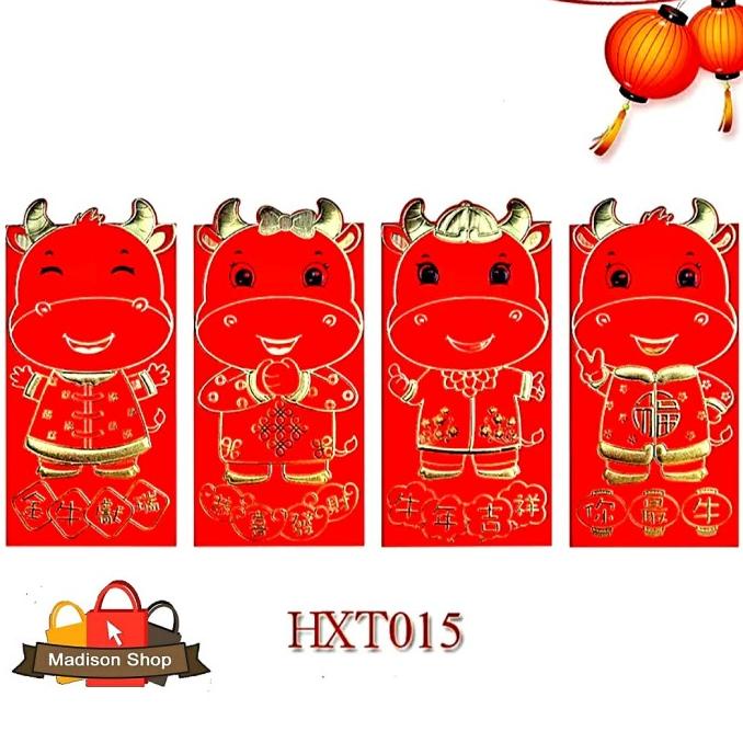 

New Hxt015 Angpao Kerbau Panjang Isi 4 Ampao Imlek Murah Ampau Sincia Sale Original