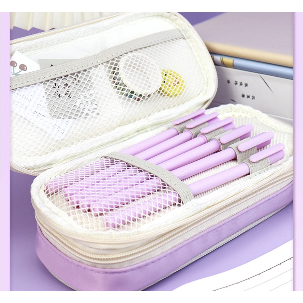 

Txs01 Cil Case Kotak Tempat Sil Luy Day Water Resistant Macaron Color Tkm