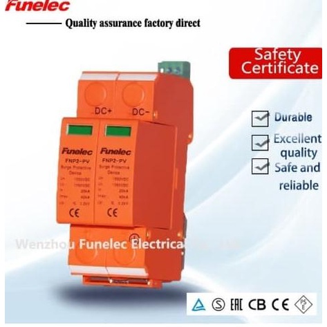 {{{{}}] SURGE PROTECTOR DEVICE DC ( SPD DC 500 VDC ) 500 VOLT DC / ANTI PETIR