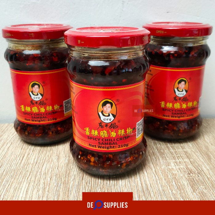 

Promo Laoganma Spicy Chili Crisp 210Gr - Sambal Lao Gan Ma Hot Crispy Sambel Terbaru