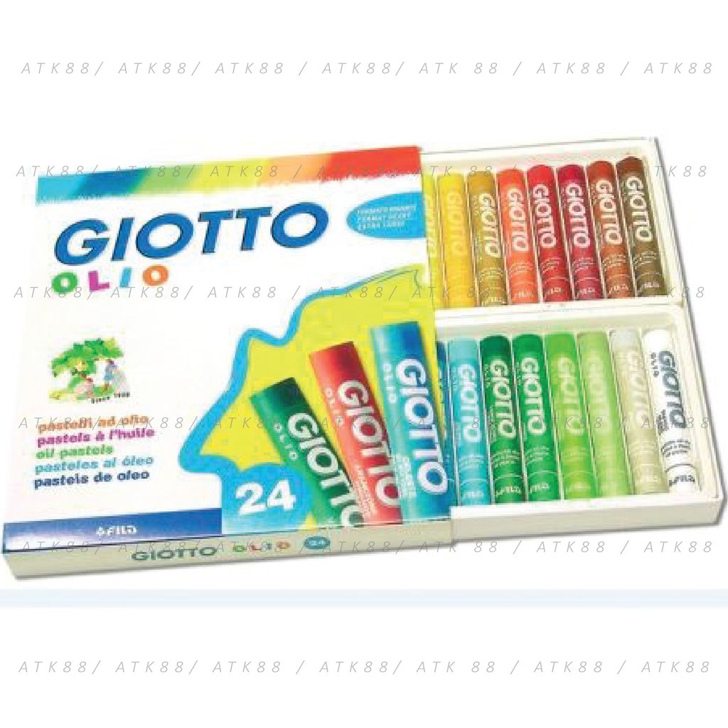 

Crayon Pastel 24 Warna Olio Giotto
