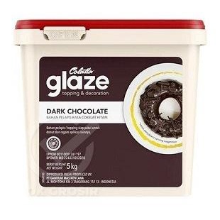 

((((()paling dicari] COLATTA GLAZE DARK repack 250GR