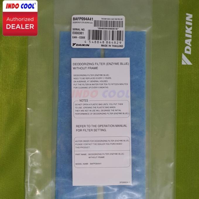 Ready Daikin Filter Ac Enzyme Blue Limited Edition