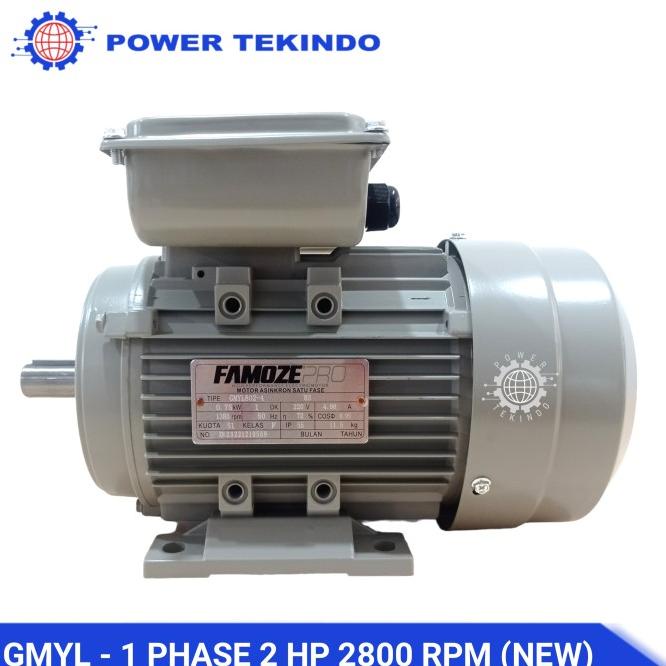 Famoze Pro Dinamo 1 Phase 2 Hp 2800 Rpm Elektro Motor Gmyl 2 Pk