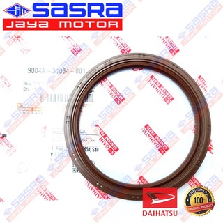 Oil Seal Crankshaft RR ORI AVANZA 2003-2015|XENIA 1.3 2003-2015|GRANMAX 1.3 2007-2025|GRANMAX 1.5/LUXIO 2007-2019|AGYA/AYLA 1.0|SIGRA 1.0|RUSH/TERIOS F700 Daihatsu Genuine Parts DHS.9004A-31064-001 Krekas Belakang
