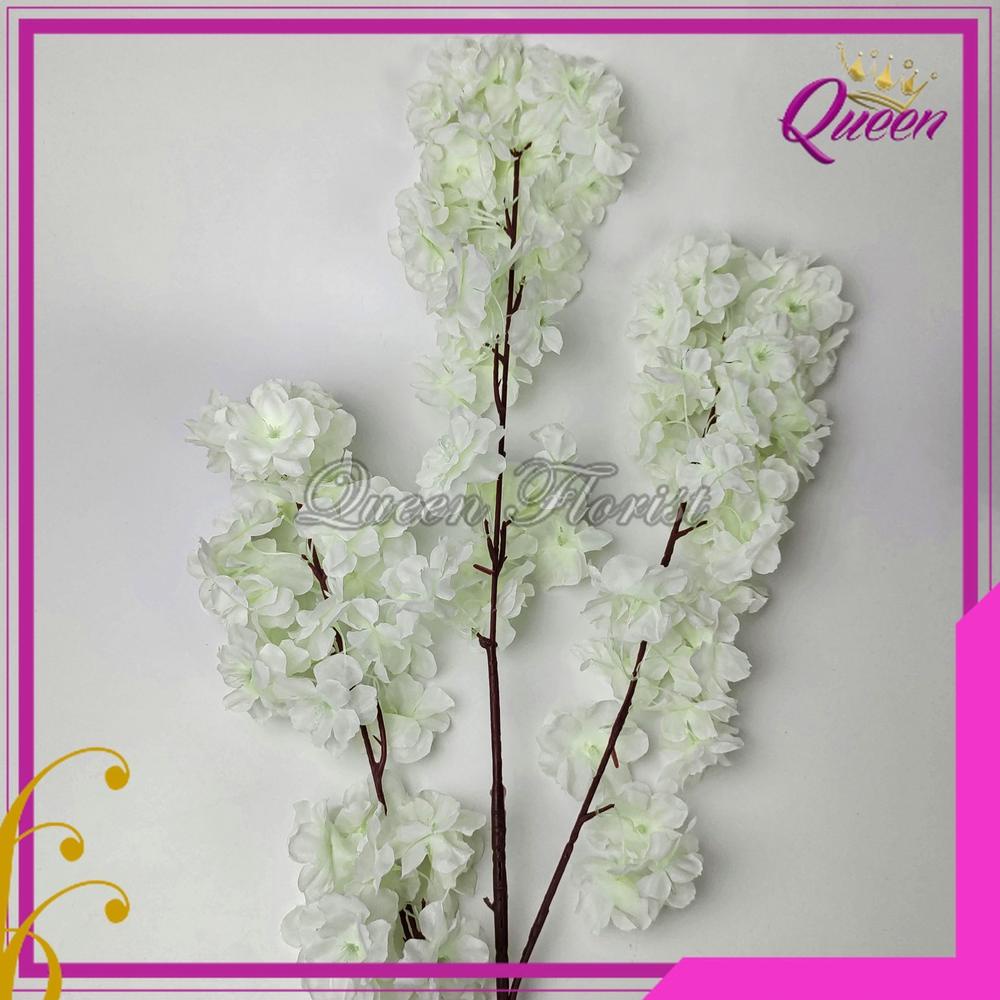 Best Bunga Cherry Blossom Artificial Panjang 1 Meter  - Bunga Dekorasi Sakura Plastik Mei Hua Imlek 