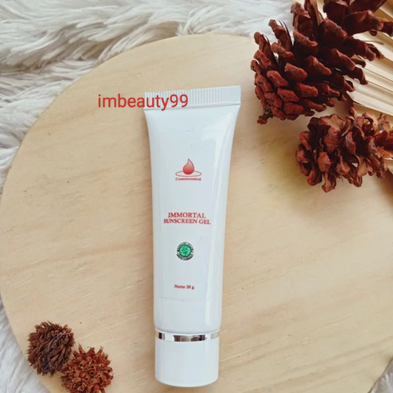 Immortal Sunscreen Gel - Sunblock SPF 30 - tabir Surya pencerah wajah
