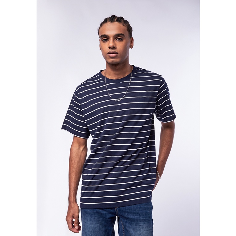 Tirajeans Stripes T-Shirt TTS202S11304S23 Navy
