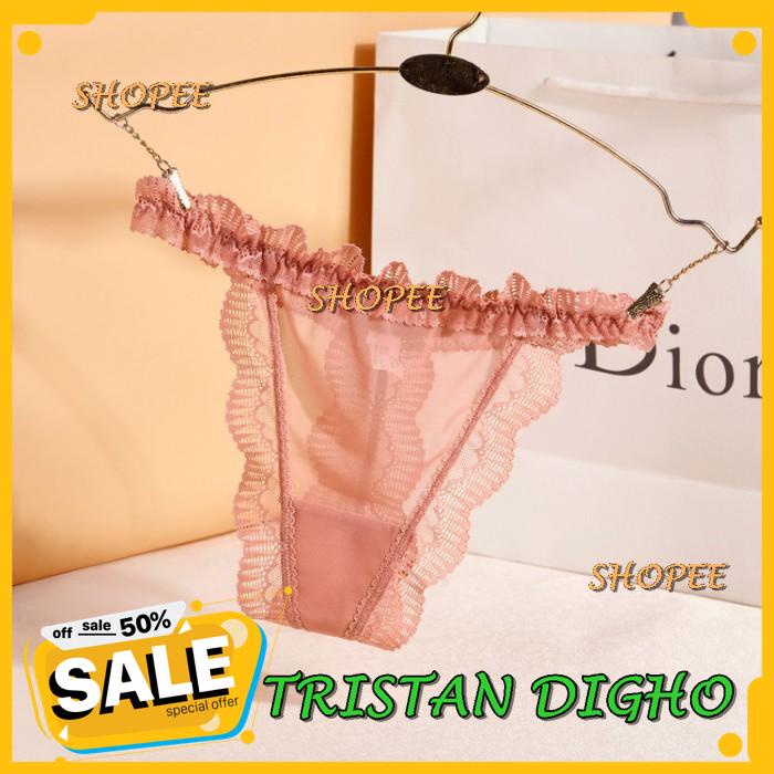 CELANA DALAM WANITA LACE CD TRANSPARAN SEXY G STRING C / CELANA DALAM WANITA LACE CD TRANSPARAN SEXY