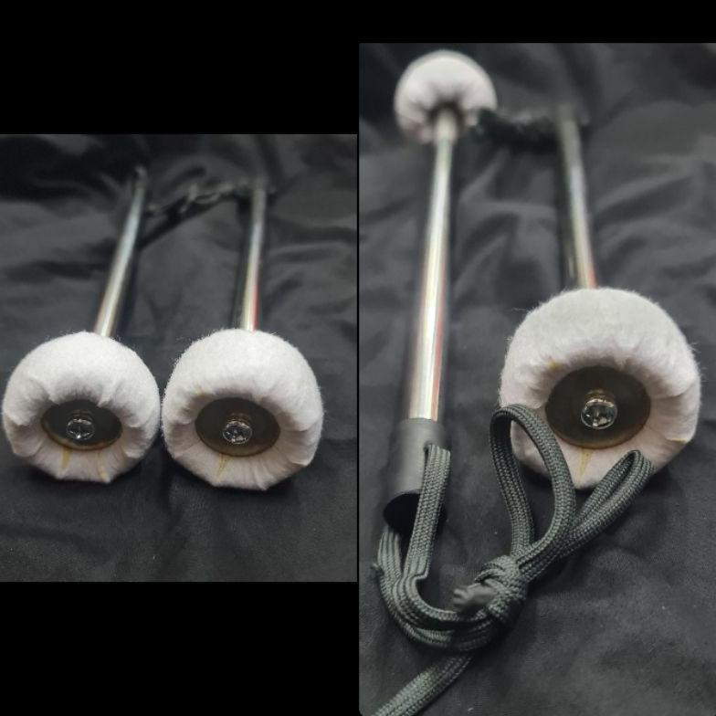 Terbaik TENOR STICK DRUM BAND MARCHING BAND TONGKAT PEMUKUL DRUM TENOR STENLIS STIK 